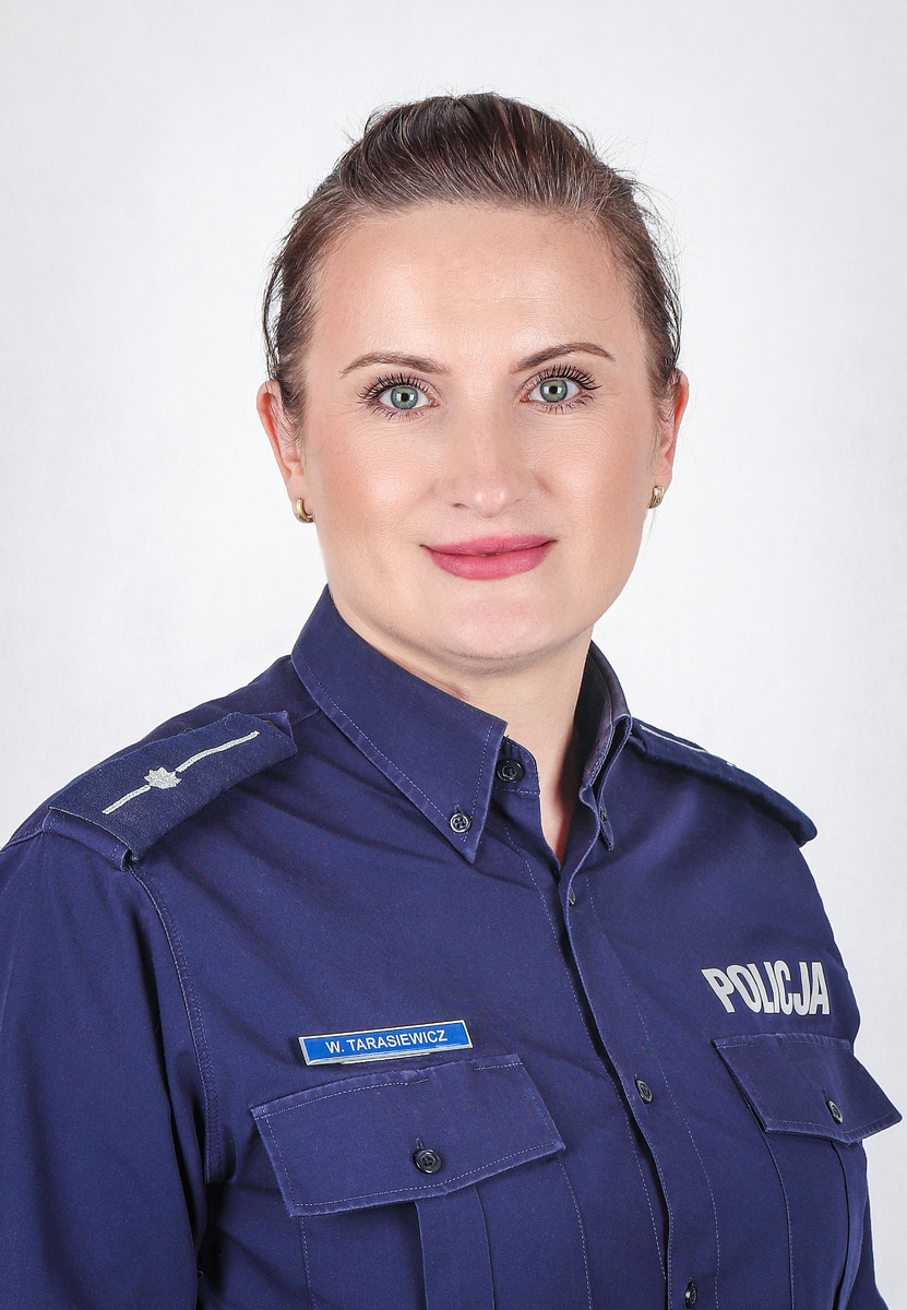 oficer prasowy KPP Głubczyce - mł. asp. Wioletta Tarasiewicz