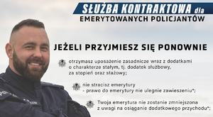 zdjęcie kolorowe: plakat zachęcający do podjęcia służby kontraktowej.